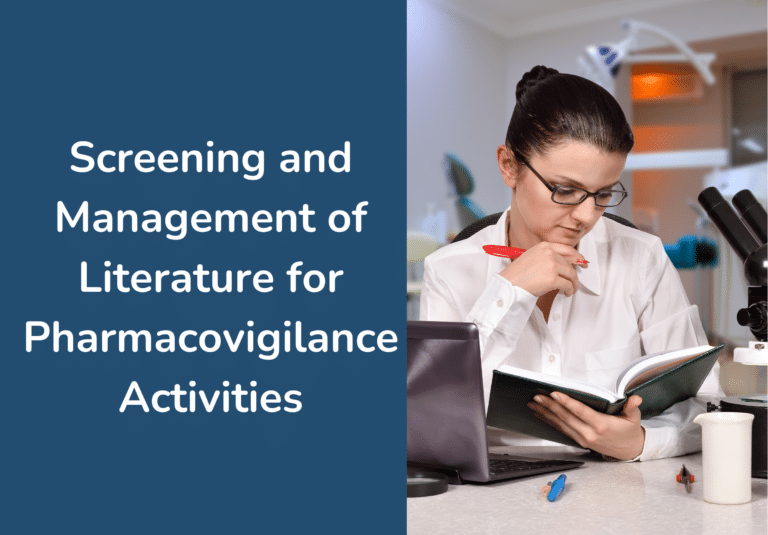 Screening and Management of Literature for Pharmacovigilance Activities EN