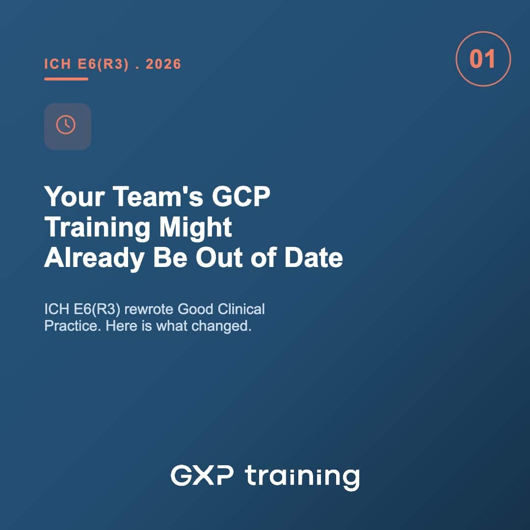 GCP ICH E6(R3) carousel slide 1